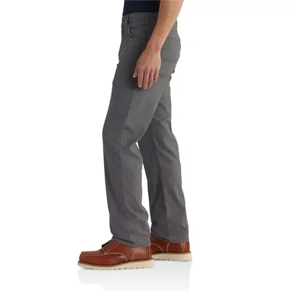 Carhartt Rugged Flex Relaxed Fit Pants 5 Pocket Work Utility Gray 42x32 - Picture 2 of 8